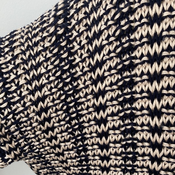 Vince Textured Sweater - Navy/Cream - Picture 8 of 11